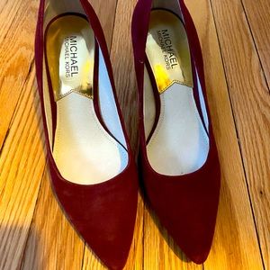 Michael Kors suede pumps